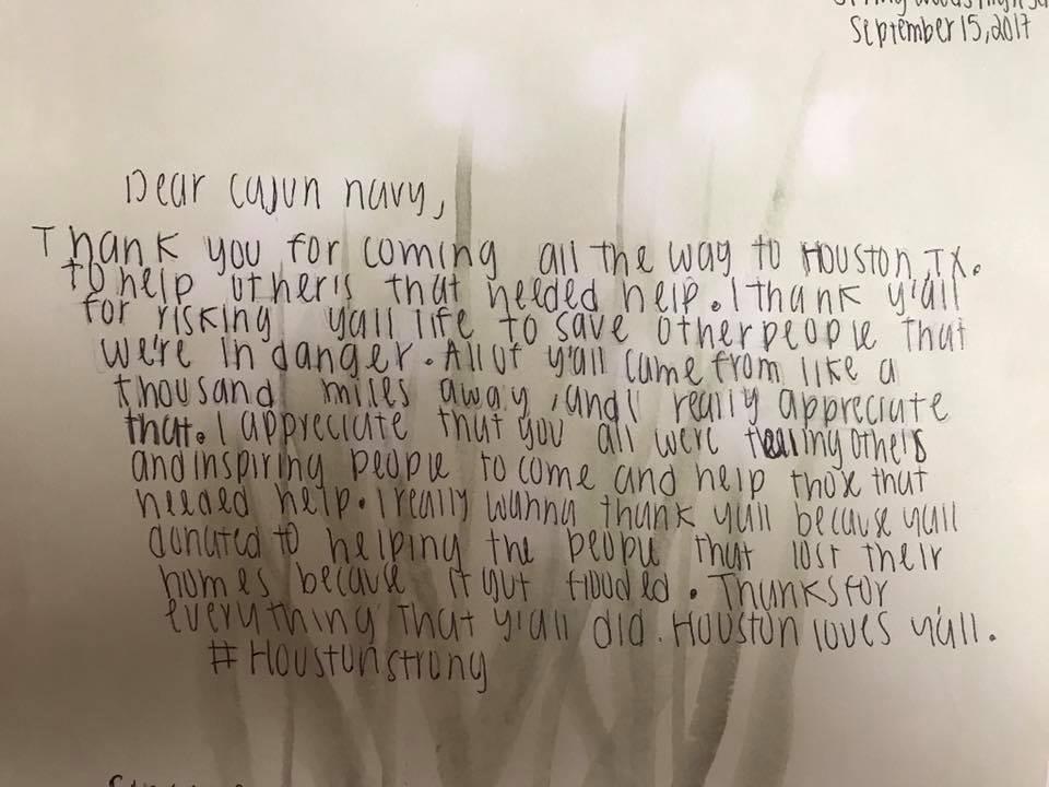Cajun Navy School Letter1