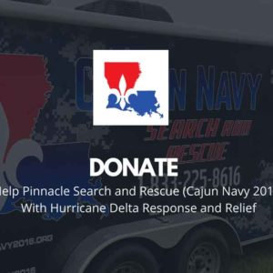 cajun navy 2016 pinnacle search and rescue hurricane laura help