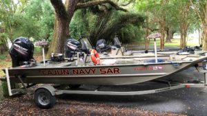 cajun navy search and rescue boat