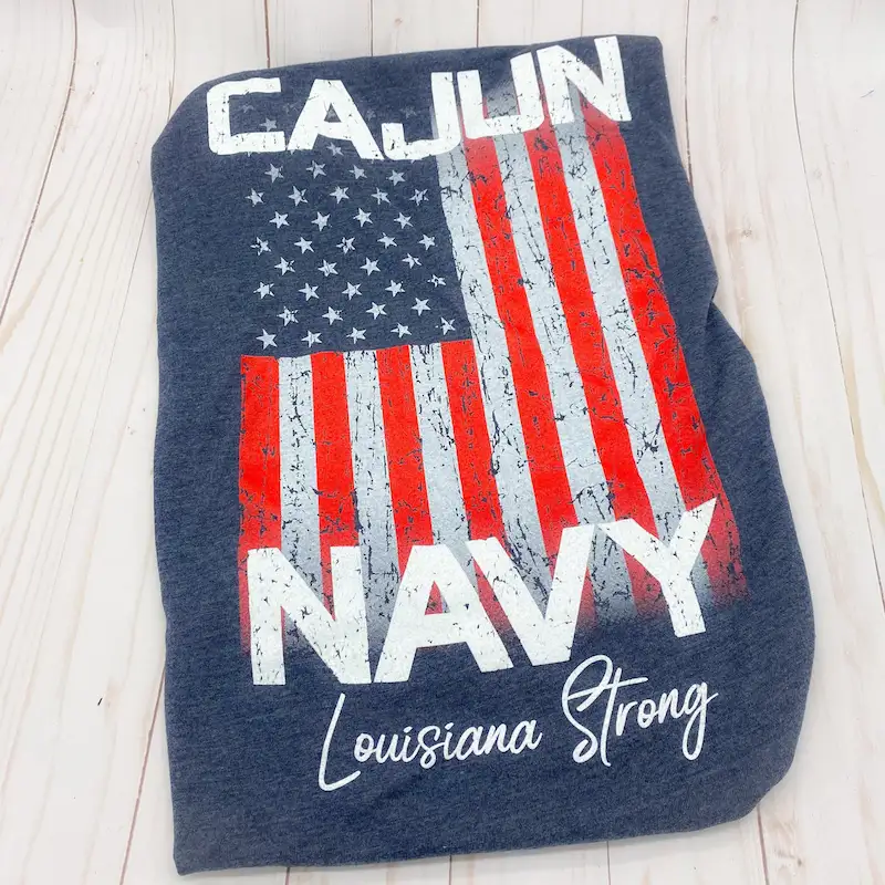cajun navy patriotic tshirt